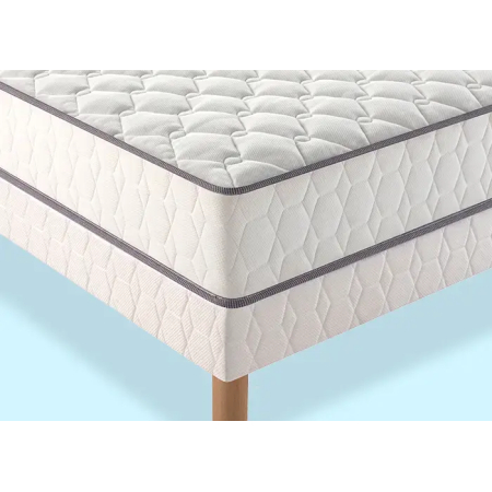 Ensemble Merinos Well Bed - 520 Ressorts ensachés + Sommier Confort Ferme