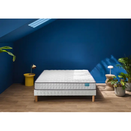 Ensemble Merinos Optilit - Mousse Haute Densité + Sommier Confort Ferme