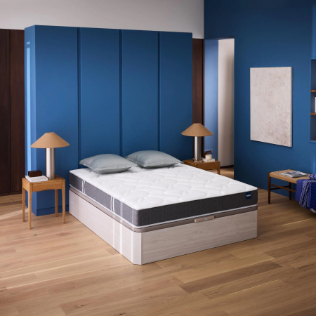 Ensemble Lit coffre Bultex Space Up + Matelas Bultex Essential