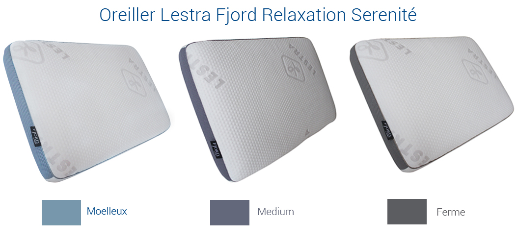 oreiller lestra relaxation serenite