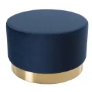 Pouf Rond AGATHA Bleu