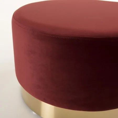 Pouf Rond AGATHA Rouge