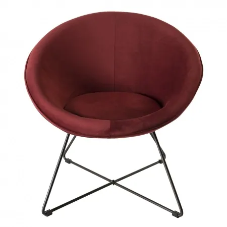 Fauteuil Cocooning AGATHA Rouge