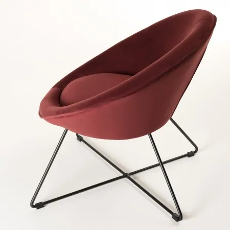 Fauteuil Cocooning AGATHA Rouge