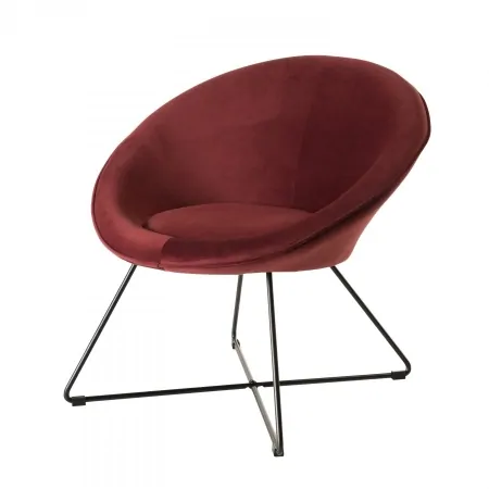 Fauteuil Cocooning AGATHA Rouge