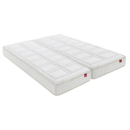 Ensemble Électrique Epeda ESCAPADE + Matelas BALADE Équilibré - Chiné Gris