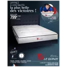 Matelas Duvivier Le XV - 1408 Ressorts Ensachés