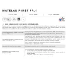 Matelas Simmons First FR.1 - 600 ressorts ensachés SenSoft Evolution