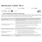 Matelas Simmons First FR.4 - 713 ressorts ensachés SenSoft Evolution