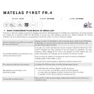 Matelas Simmons First FR.4 - 713 ressorts ensachés SenSoft Evolution